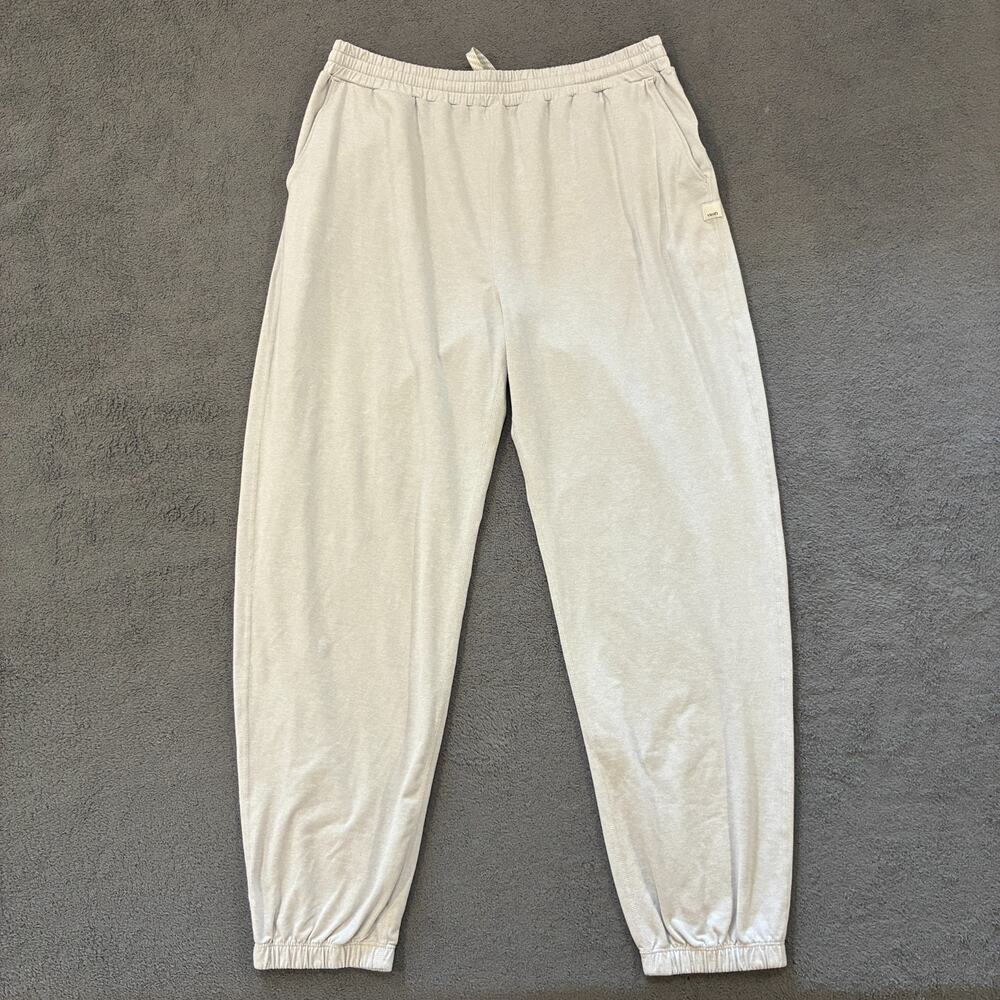 Vuori Boyfriend Heather Grey DreamKnit Sweatpants Jogger Pants Women's Size L